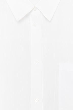 Übergroßes Gaze-Hemd