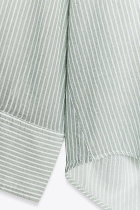 ÜBERGROSSES GESTREIFTES HEMD