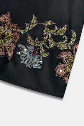 KIMONO WITH FLORAL EMBROIDERY AND FRINGES - Image 7