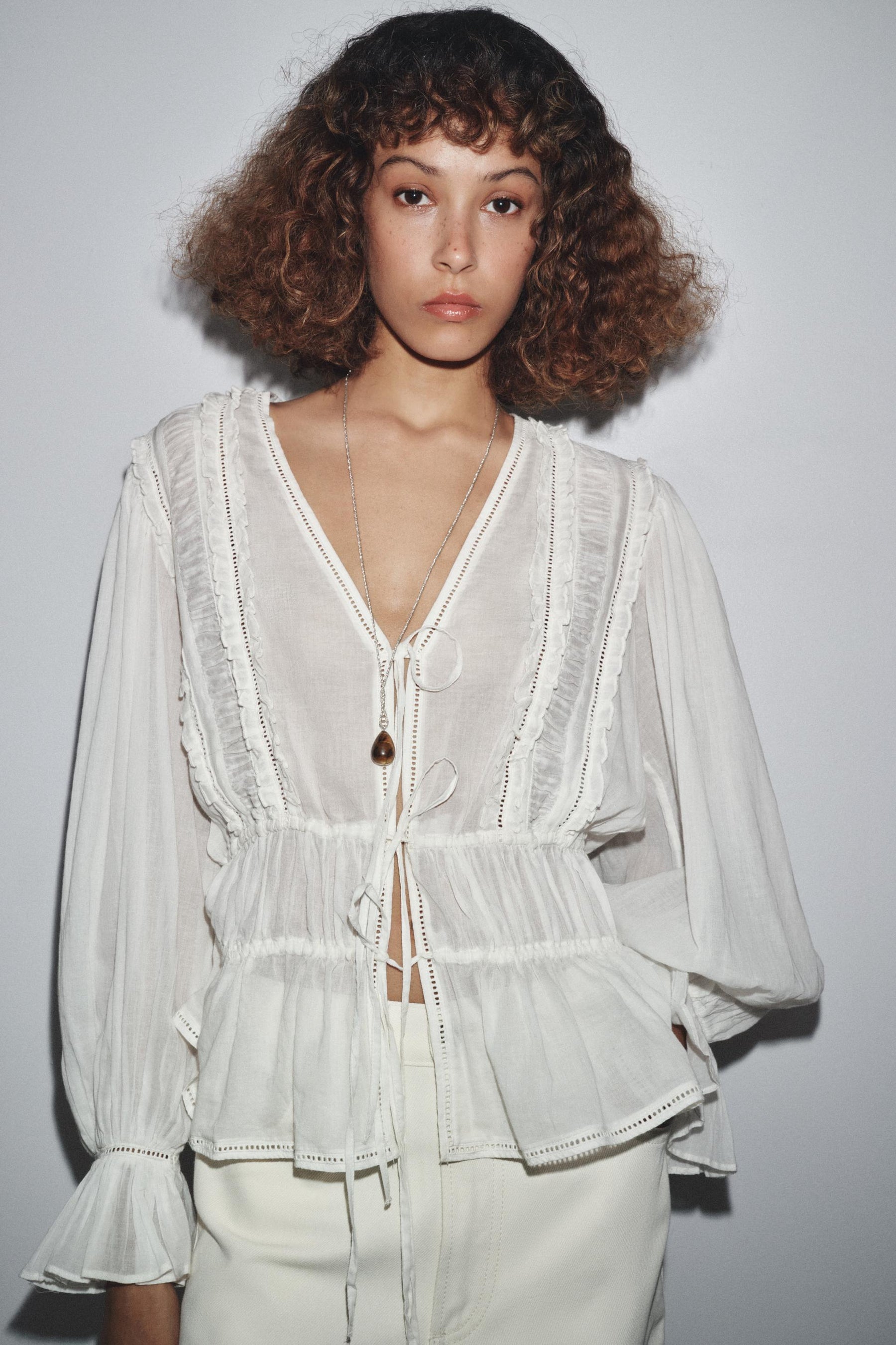 Romantisches Leiterstich-Shirt