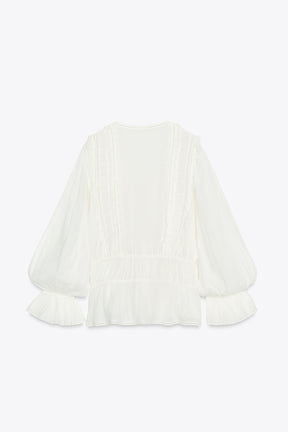 Romantisches Leiterstich-Shirt