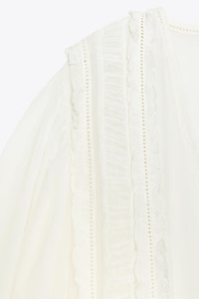 Romantisches Leiterstich-Shirt