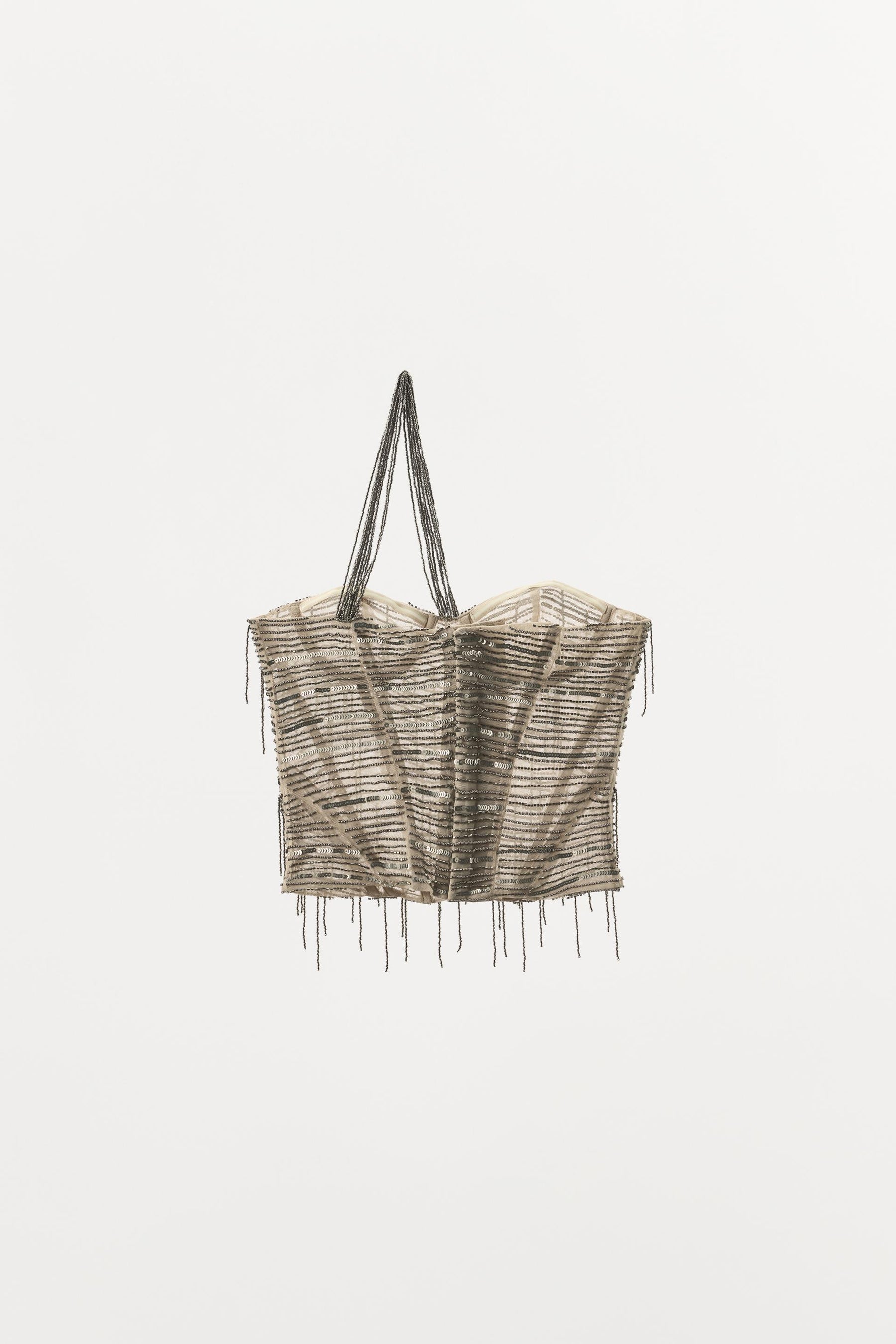 Paillettenbesetztes Korsett