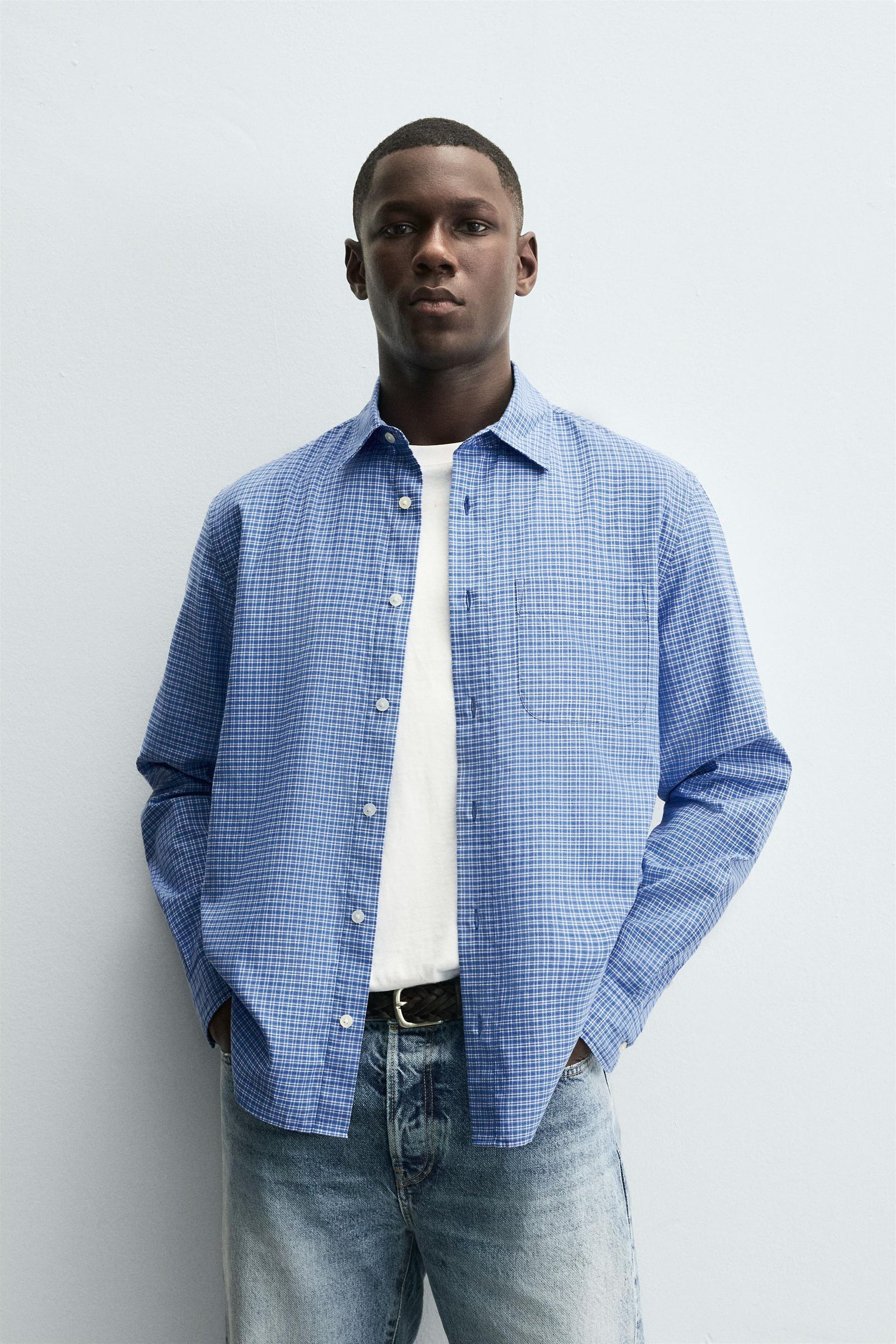 CHECK SHIRT WITH POCKET - Image 2