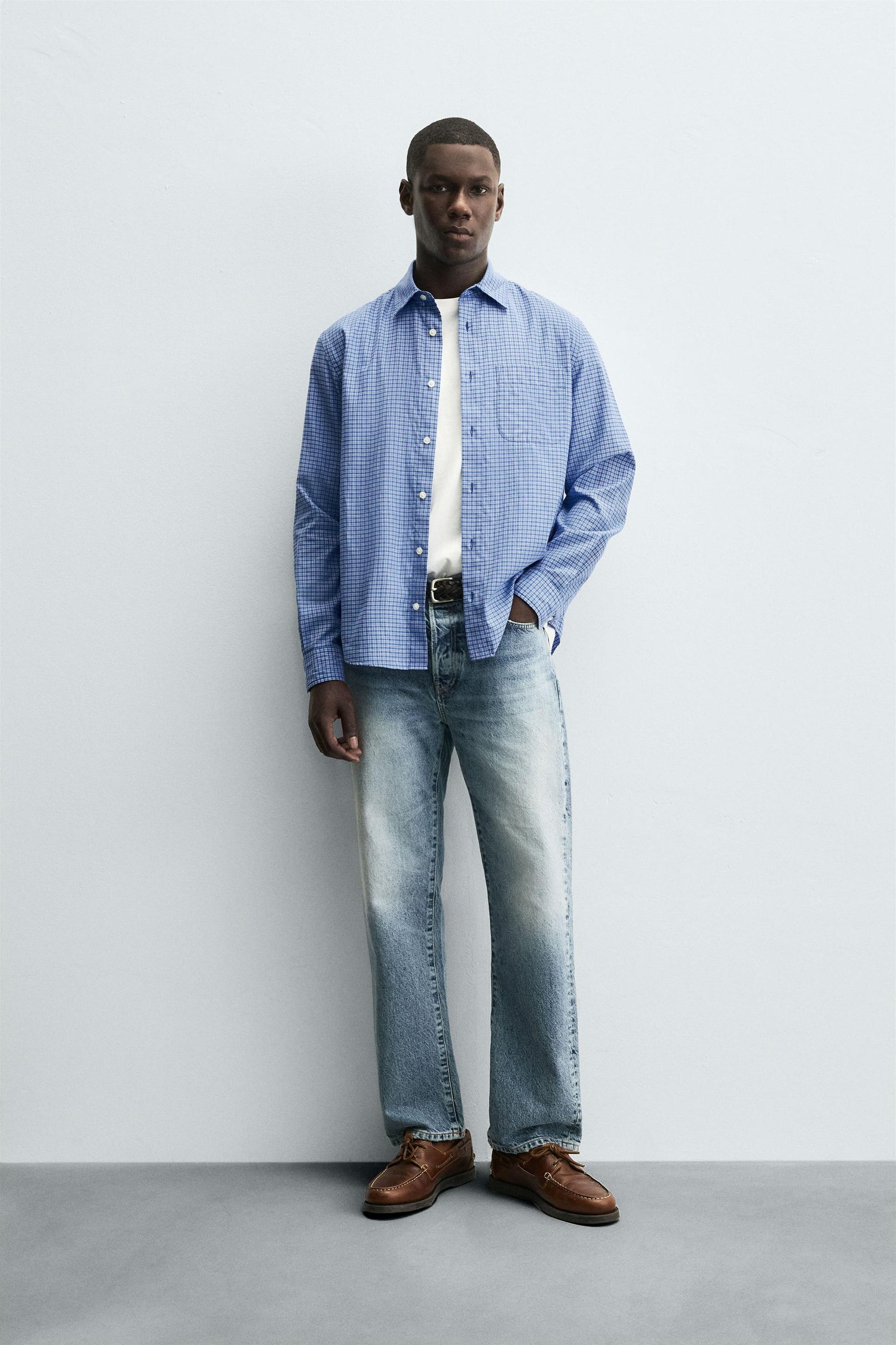 CHECK SHIRT WITH POCKET - Image 1