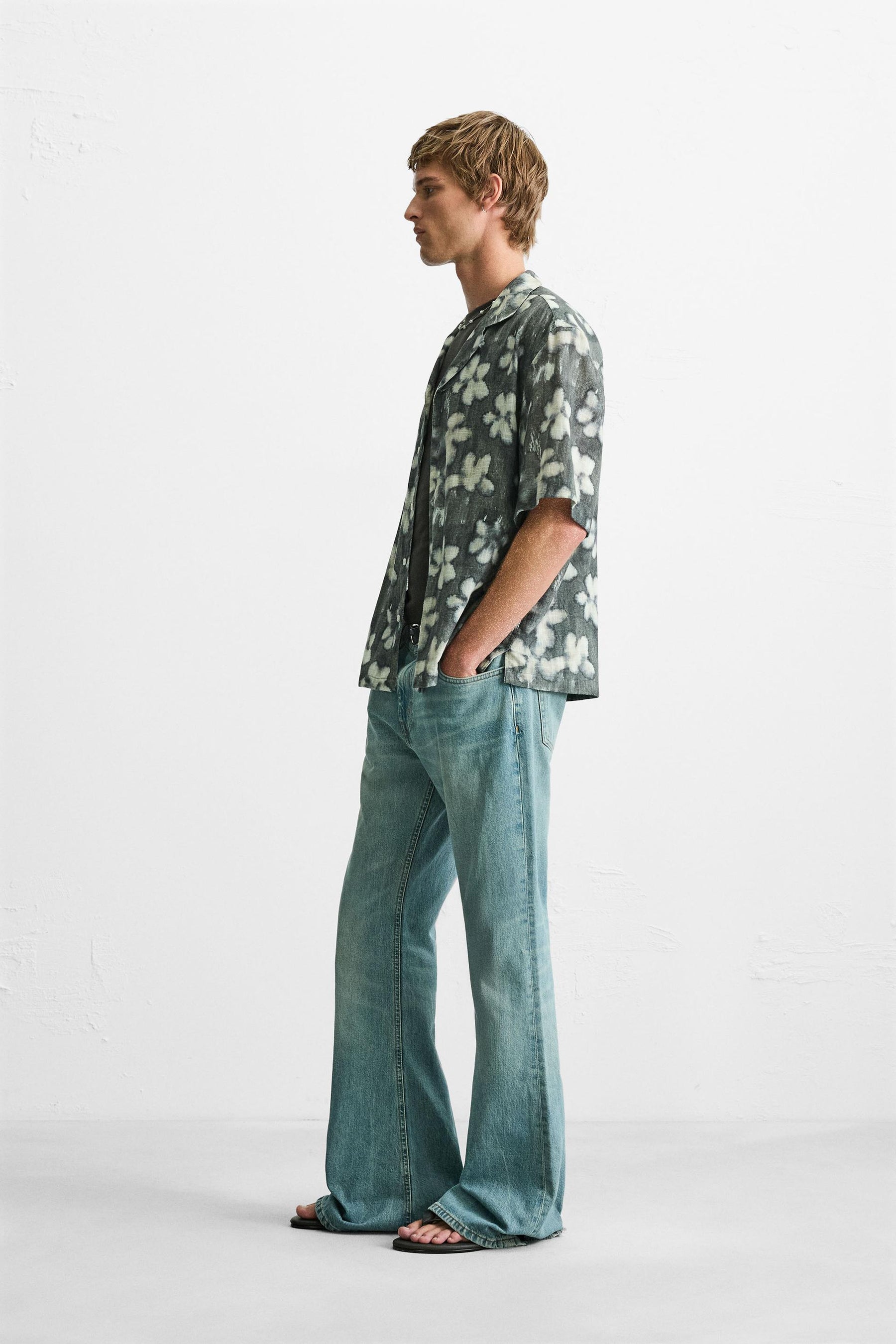 ABSTRACT FLORAL PRINT SHIRT - Image 4