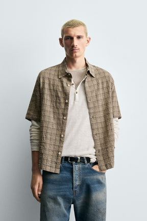 TEXTURED STRUCTURE SHIRT - Image 2