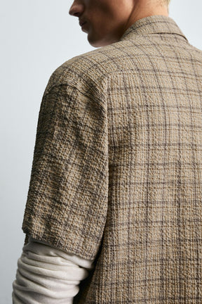 TEXTURED STRUCTURE SHIRT - Image 6