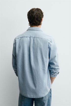 WASHED DENIM SHIRT - Image 3