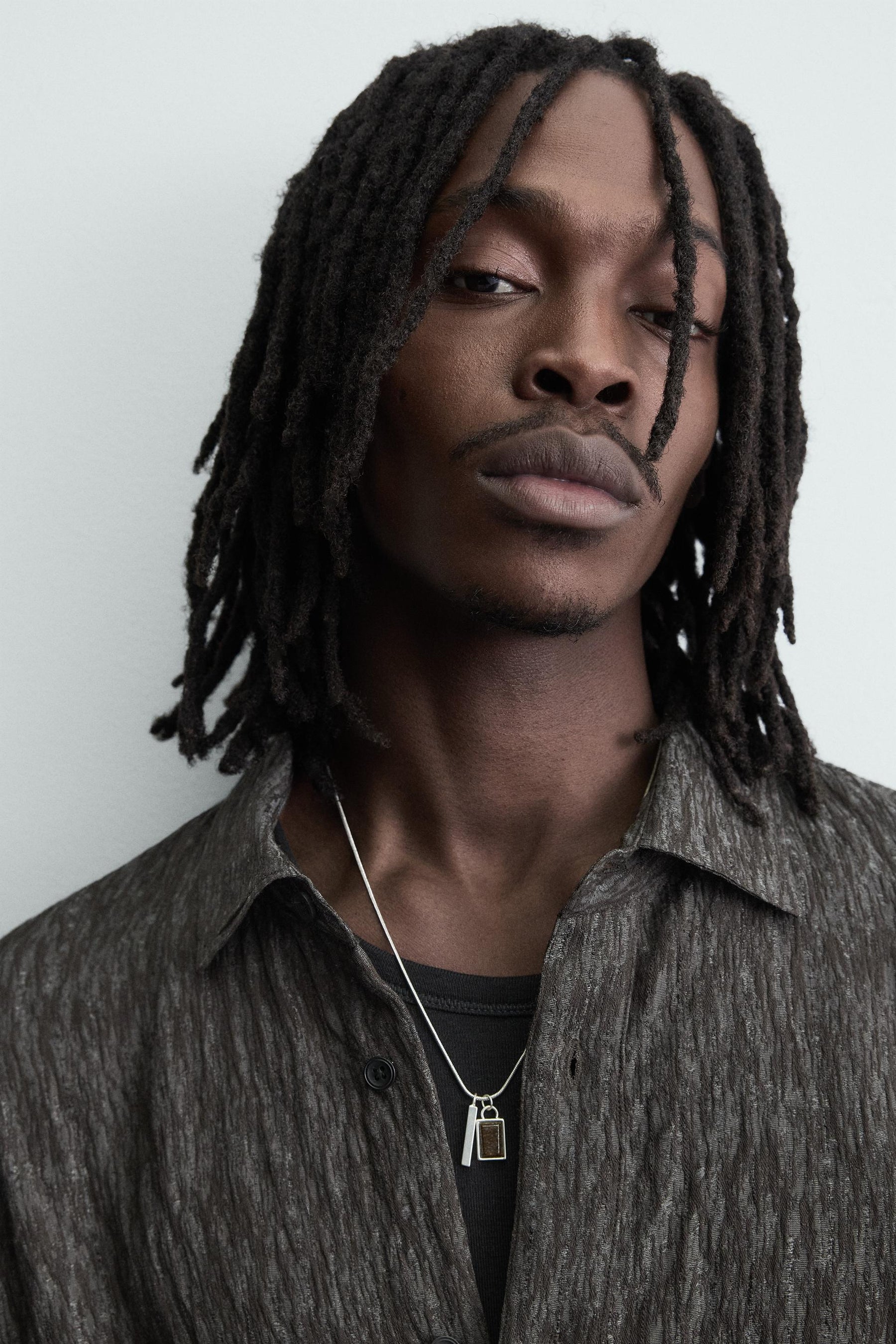 FLUID JACQUARD SHIRT - Image 5