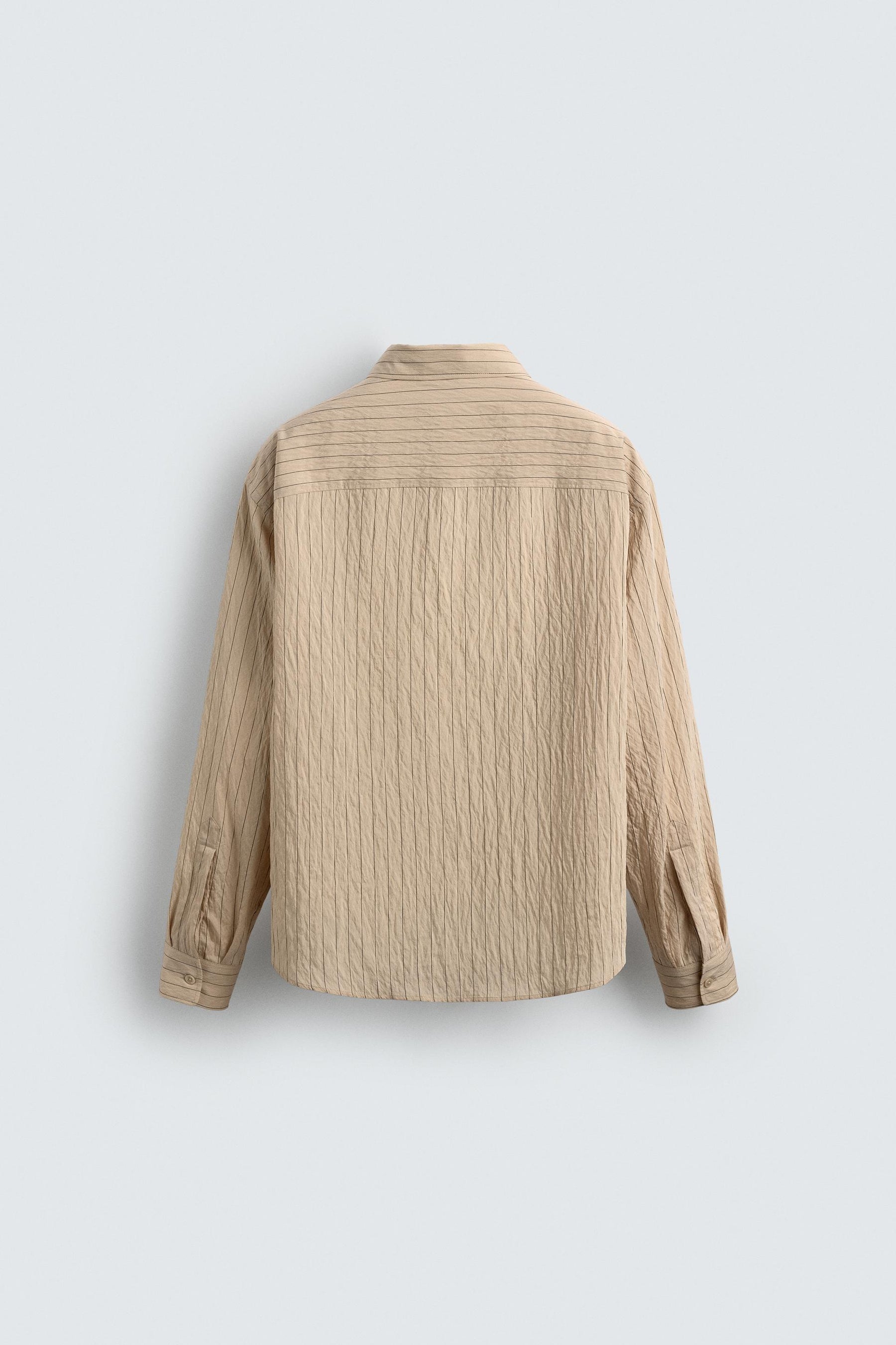 STRIPED FLOWING SHIRT - Image 6