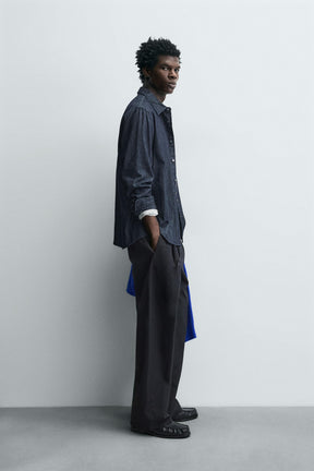 REGULAR FIT DENIM SHIRT - Image 4