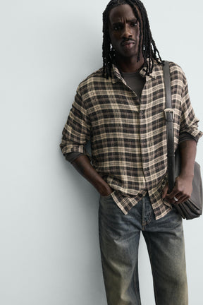 Relaxed Checkered Shirt