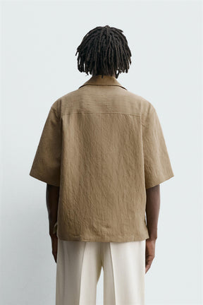 STRIPED FLOWING SHIRT - Image 3