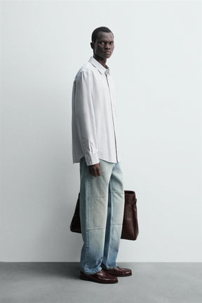 STRIPED OXFORD SHIRT - Image 4