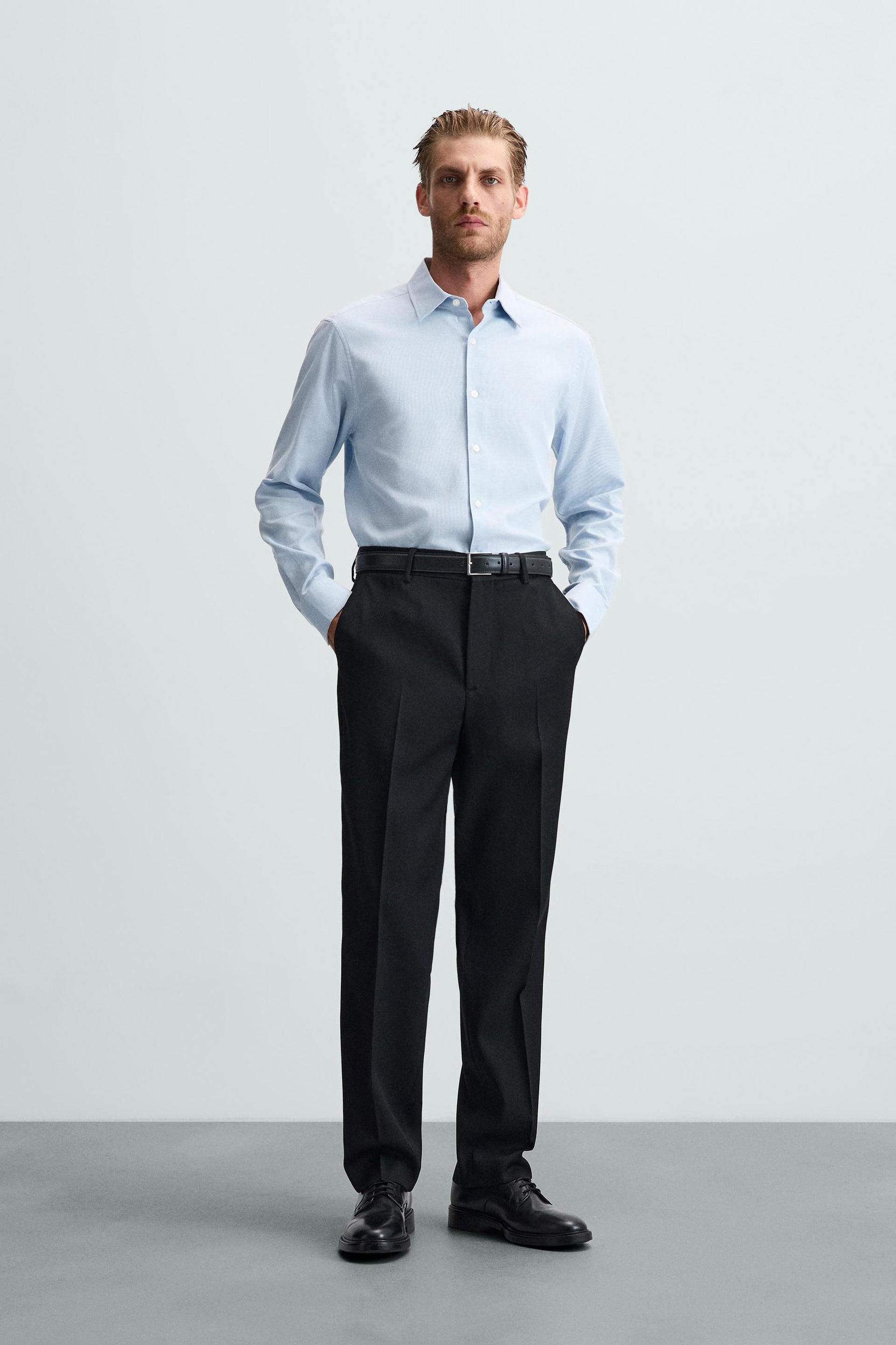 EASY CARE TEXTURED SHIRT - Image 1