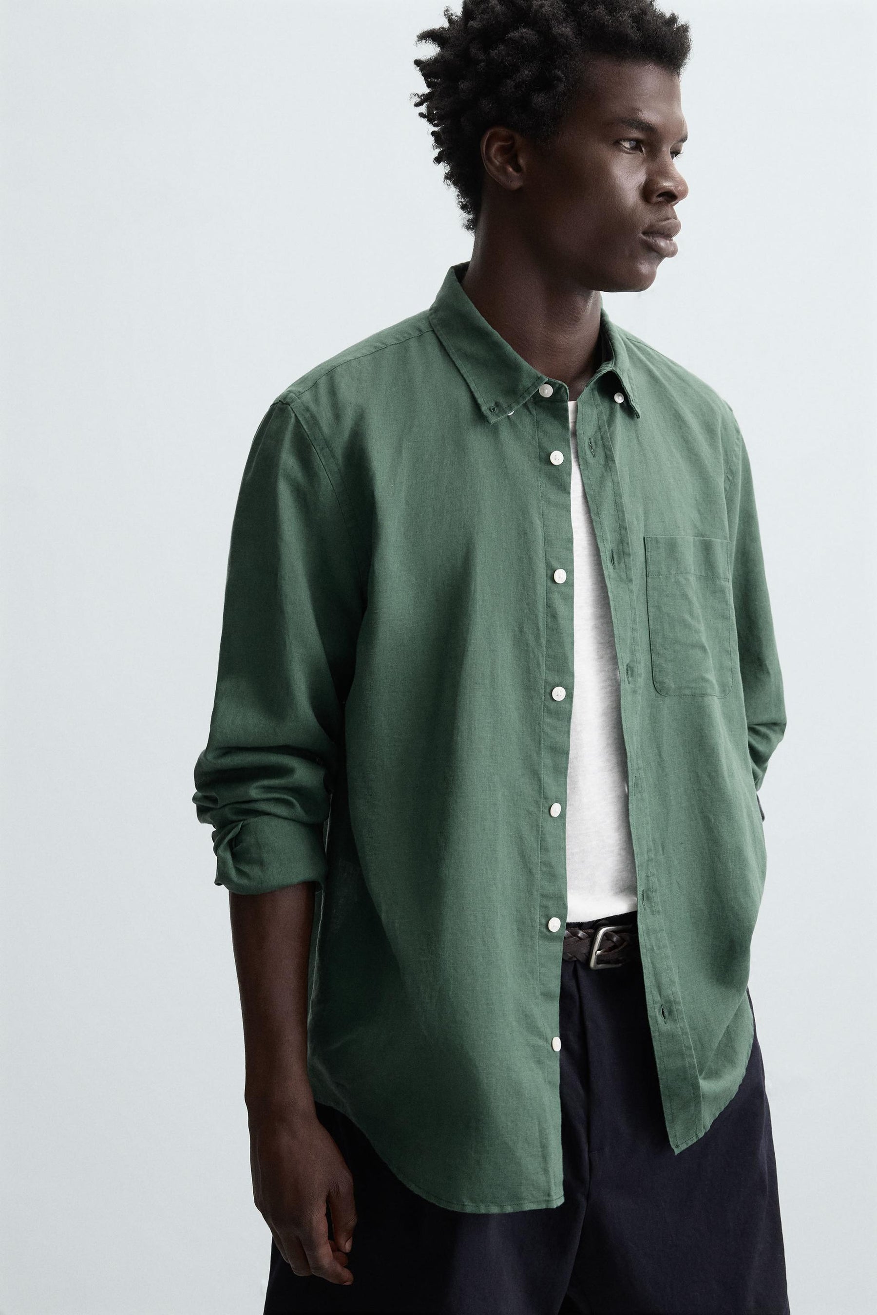 COTTON - LINEN SHIRT - Image 5
