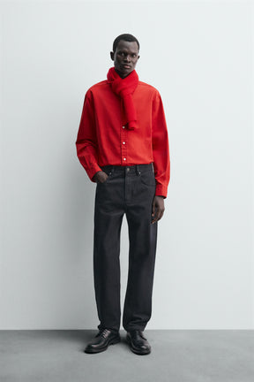 COMPACT COTTON RELAXED FIT SHIRT - Image 1