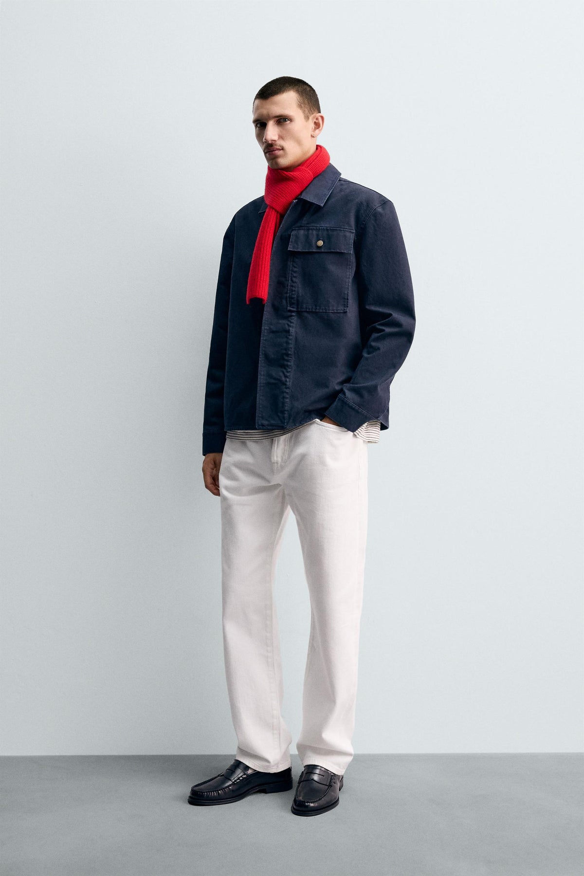 CANVAS POCKET OVERSHIRT - Image 1