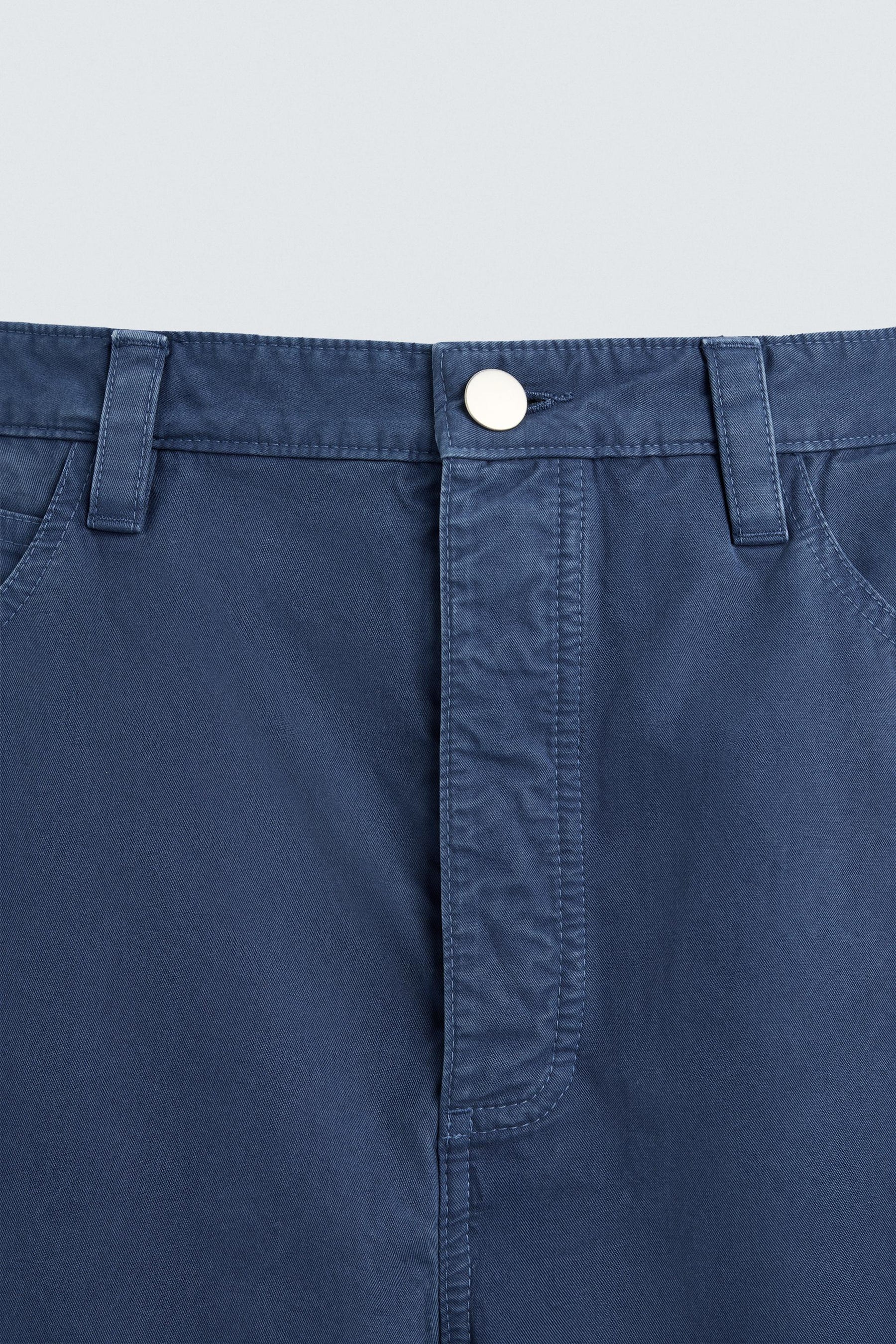 WASHED STRAIGHT-LEG TROUSERS - Image 8