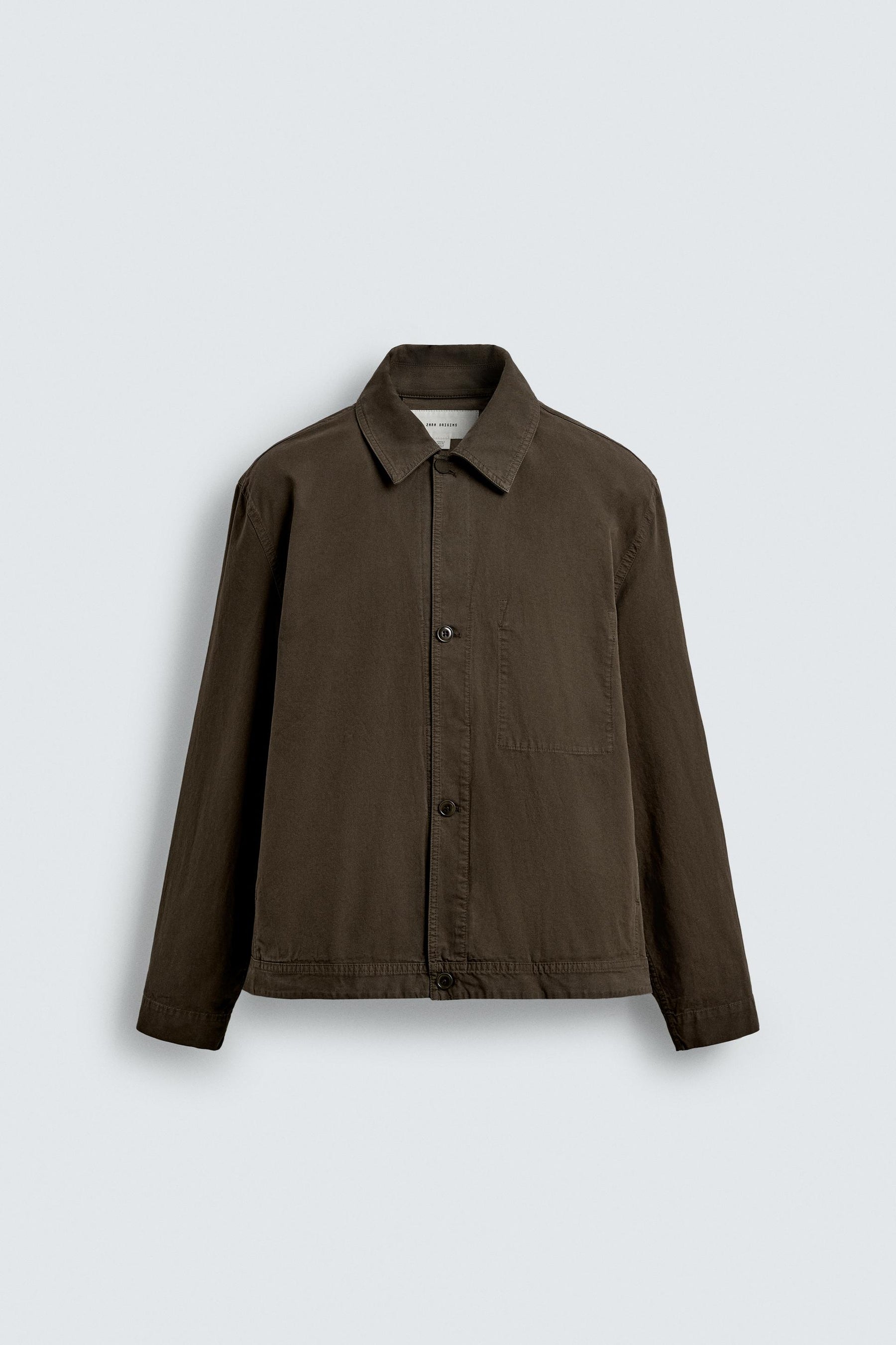 WASHED REGULAR FIT OVERSHIRT - Image 7