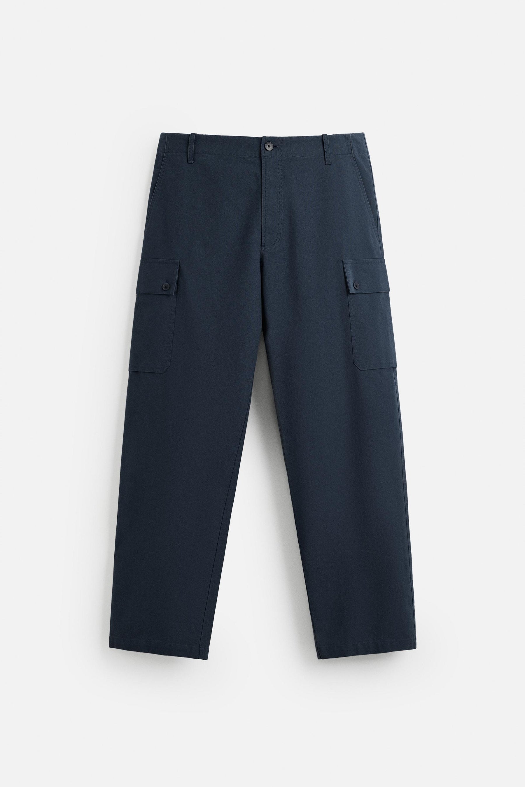REGULAR FIT CARGO TROUSERS - Image 7