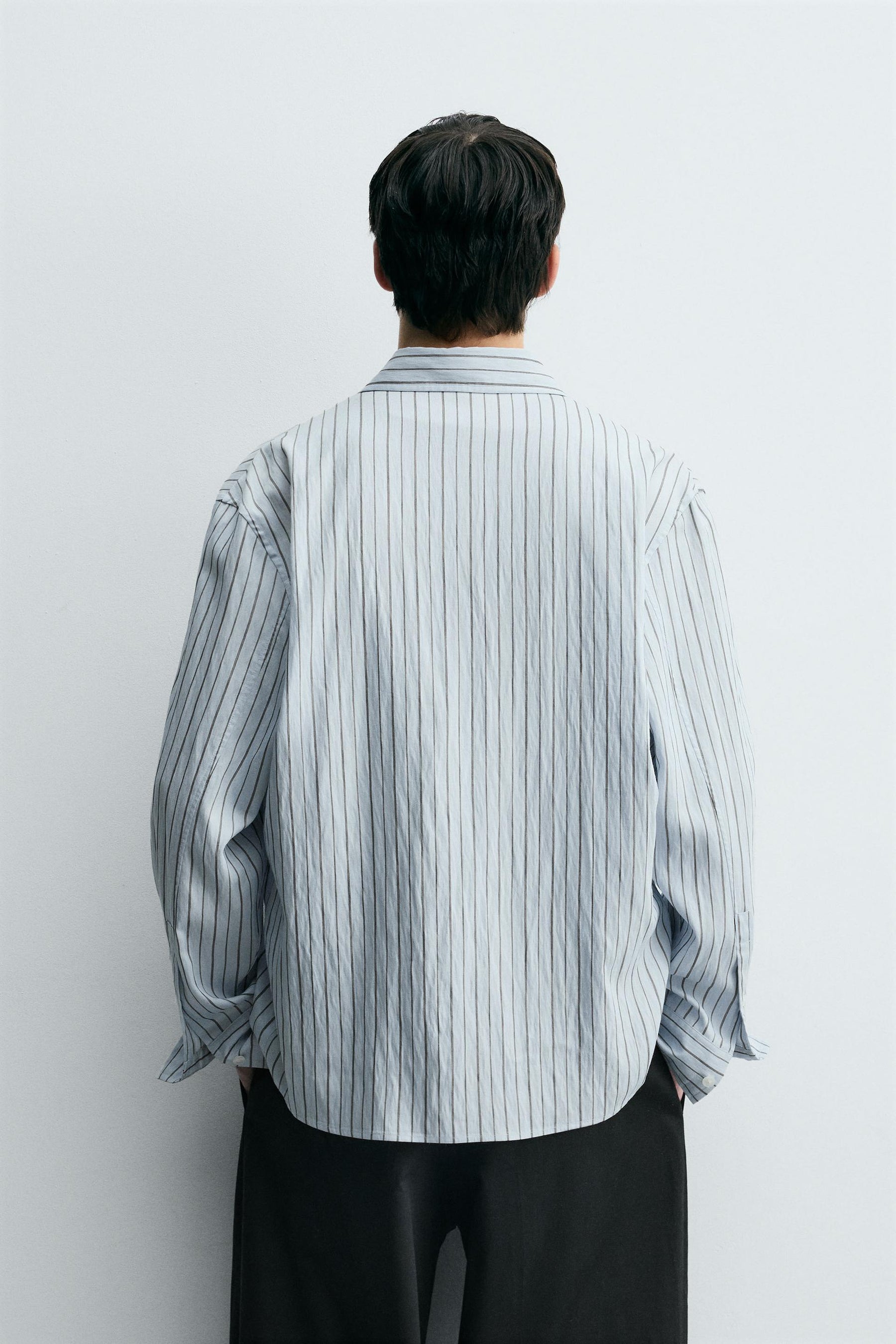 STRIPED TEXTURED SHIRT - Image 3
