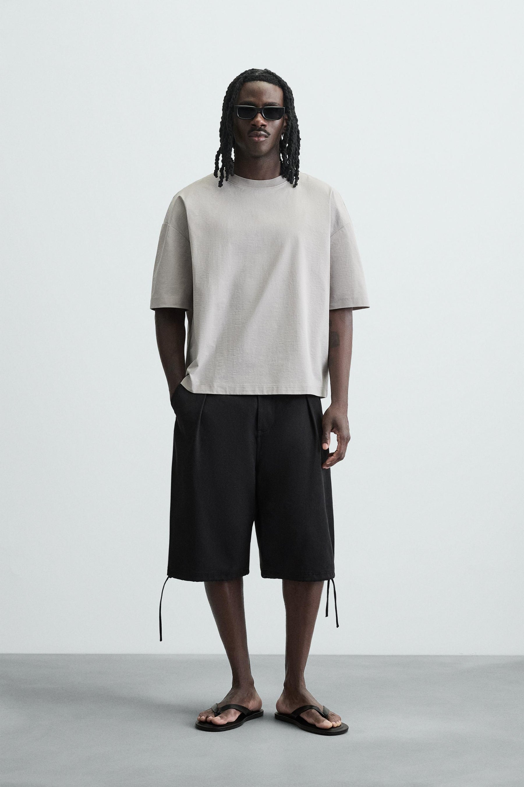 RELAXED FIT TECHNICAL T-SHIRT - Image 1