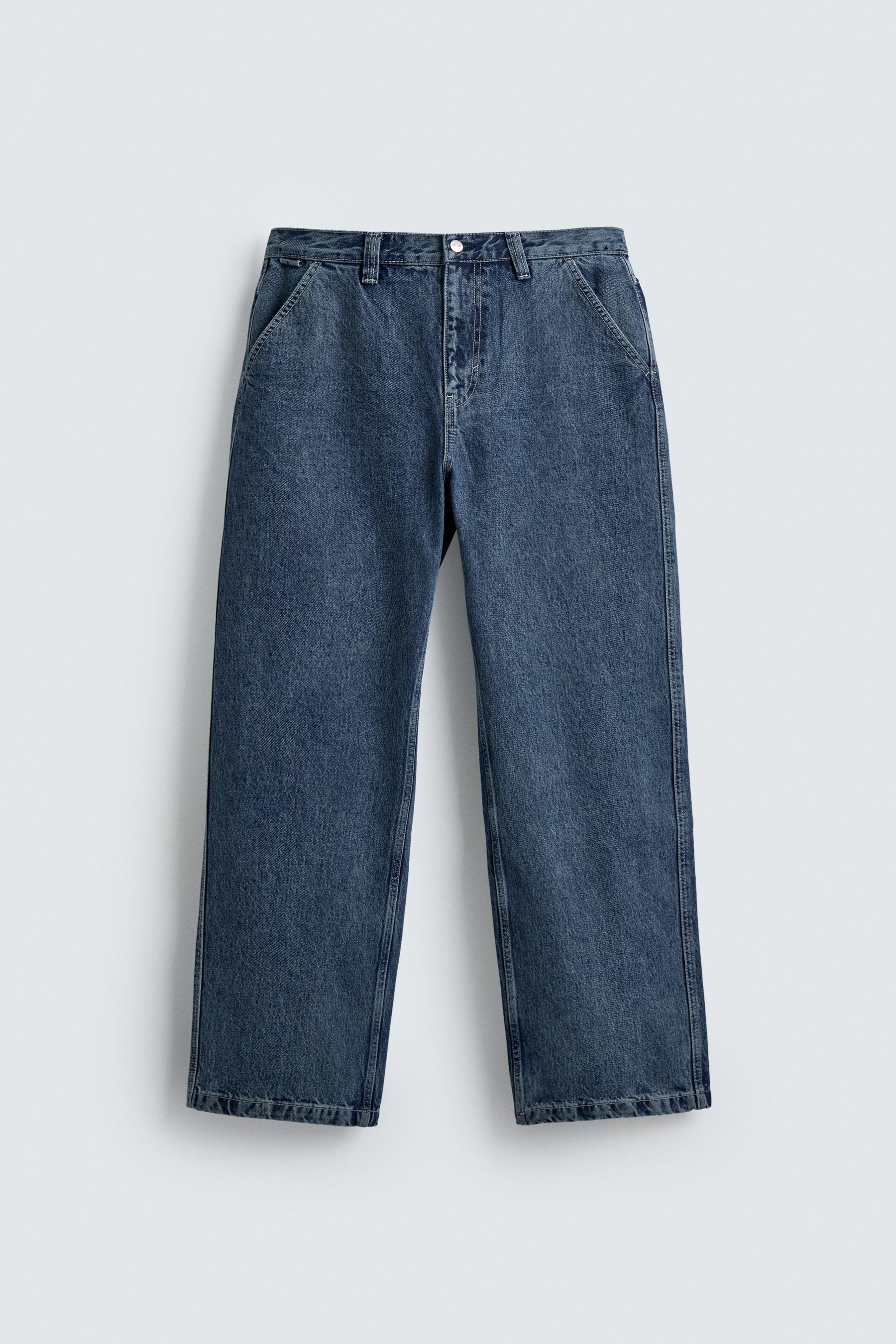 DENIM CHINO TROUSERS - Image 8