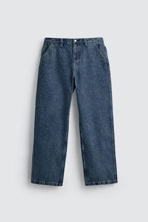 DENIM CHINO TROUSERS - Image 8
