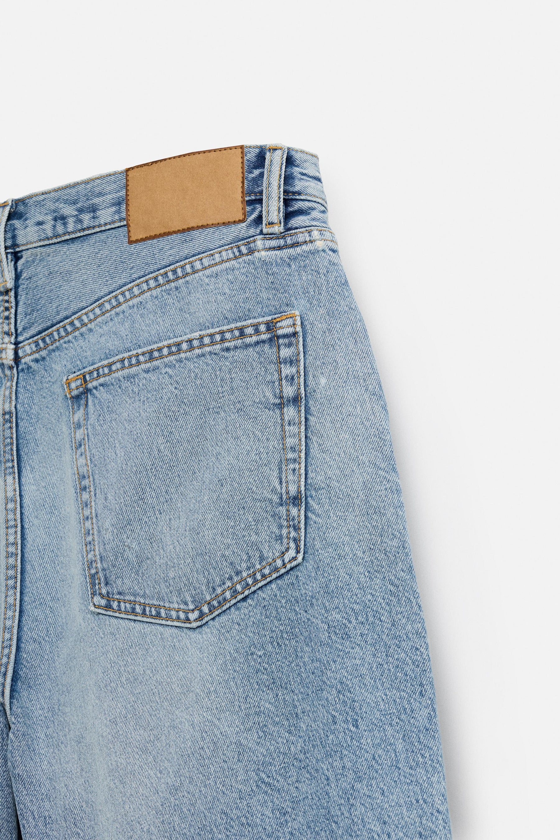 STRAIGHT-LEG DENIM BERMUDA SHORTS - Image 9