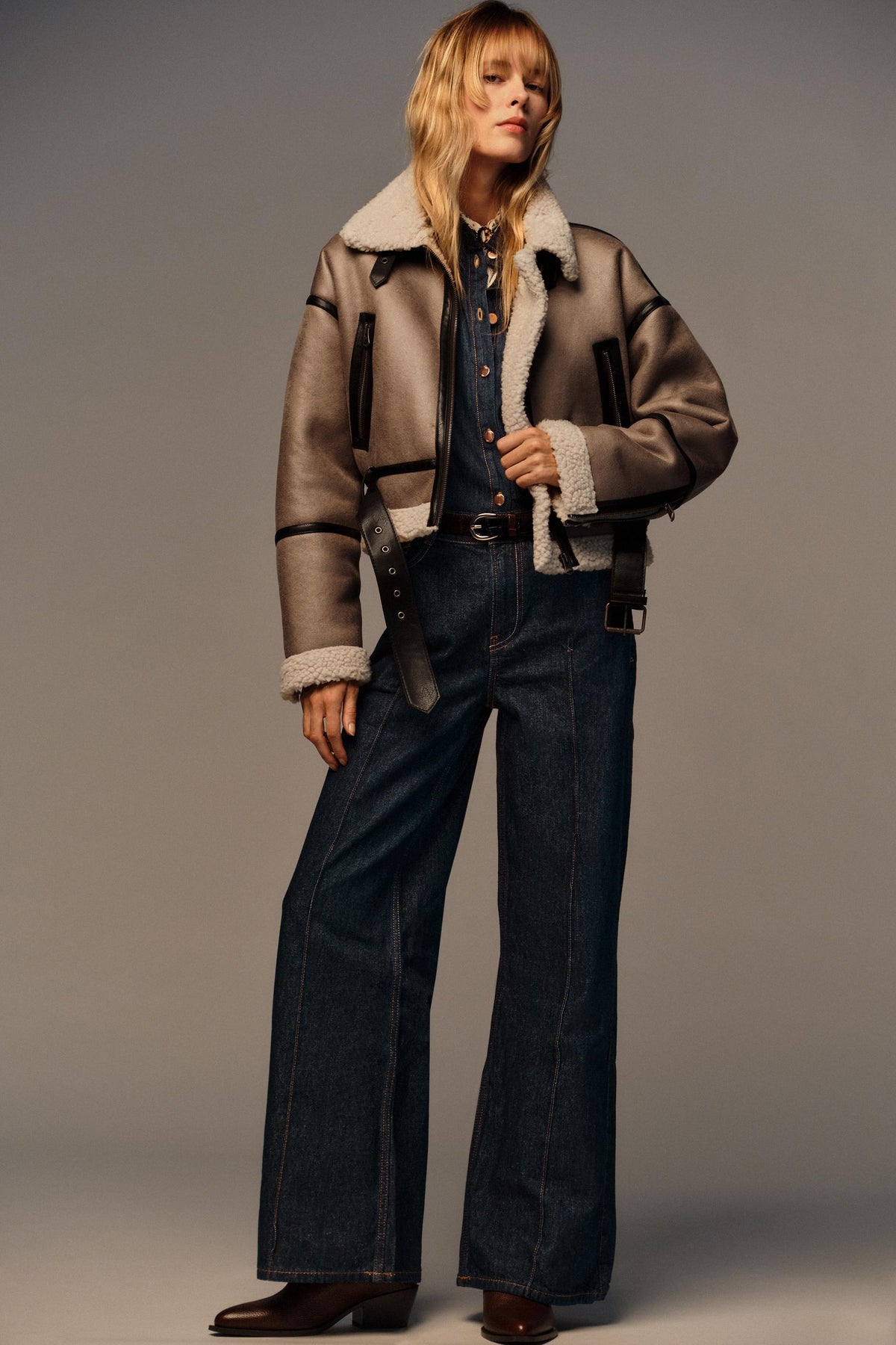 Doppelseitige Kurzjacke