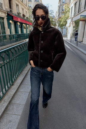 WENDBARE KUNSTLEDERJACKE