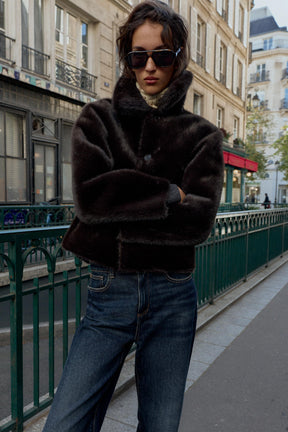 WENDBARE KUNSTLEDERJACKE