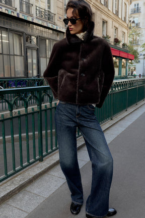 WENDBARE KUNSTLEDERJACKE