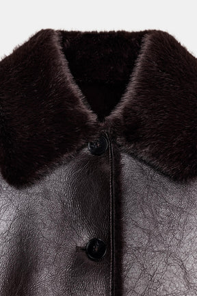 WENDBARE KUNSTLEDERJACKE