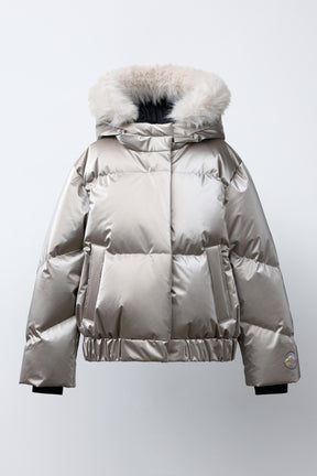 Metallic Down Ski Jacket - Image 1