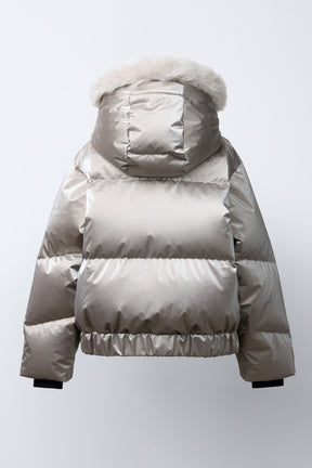Metallic Down Ski Jacket - Image 6
