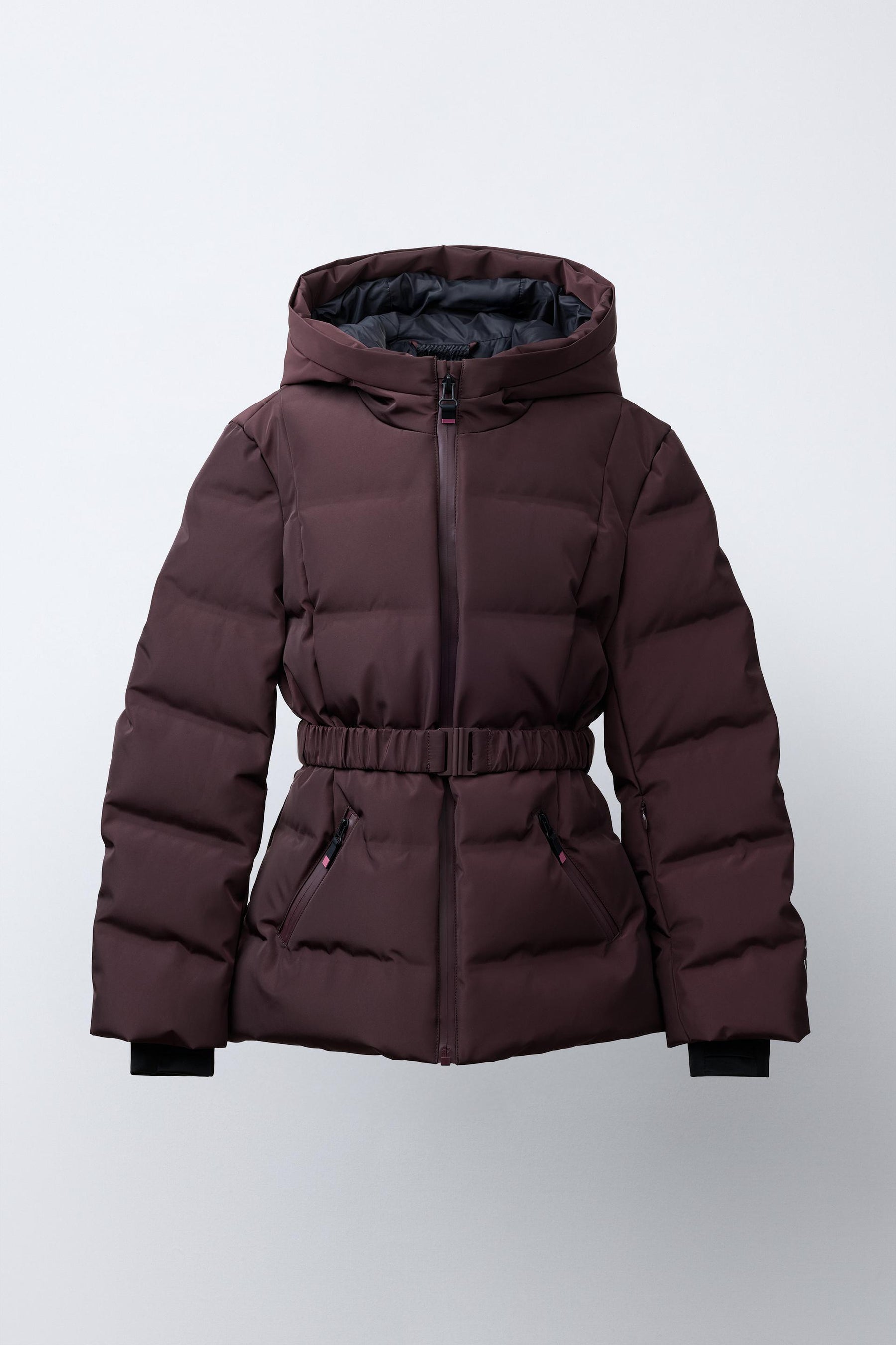 Belted Down Ski Puffer Jacket - Image 3