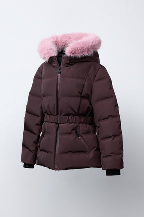 Belted Down Ski Puffer Jacket - Image 4