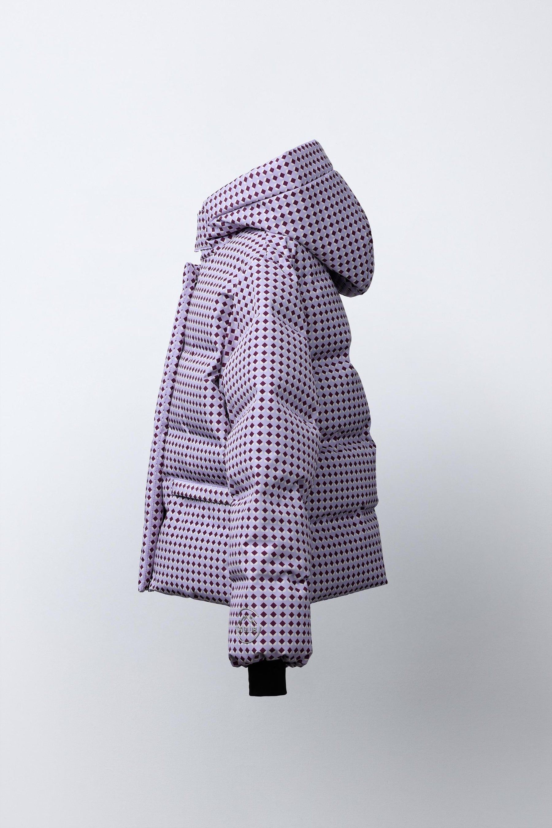 Geometric Down Puffer Jacket - Image 5