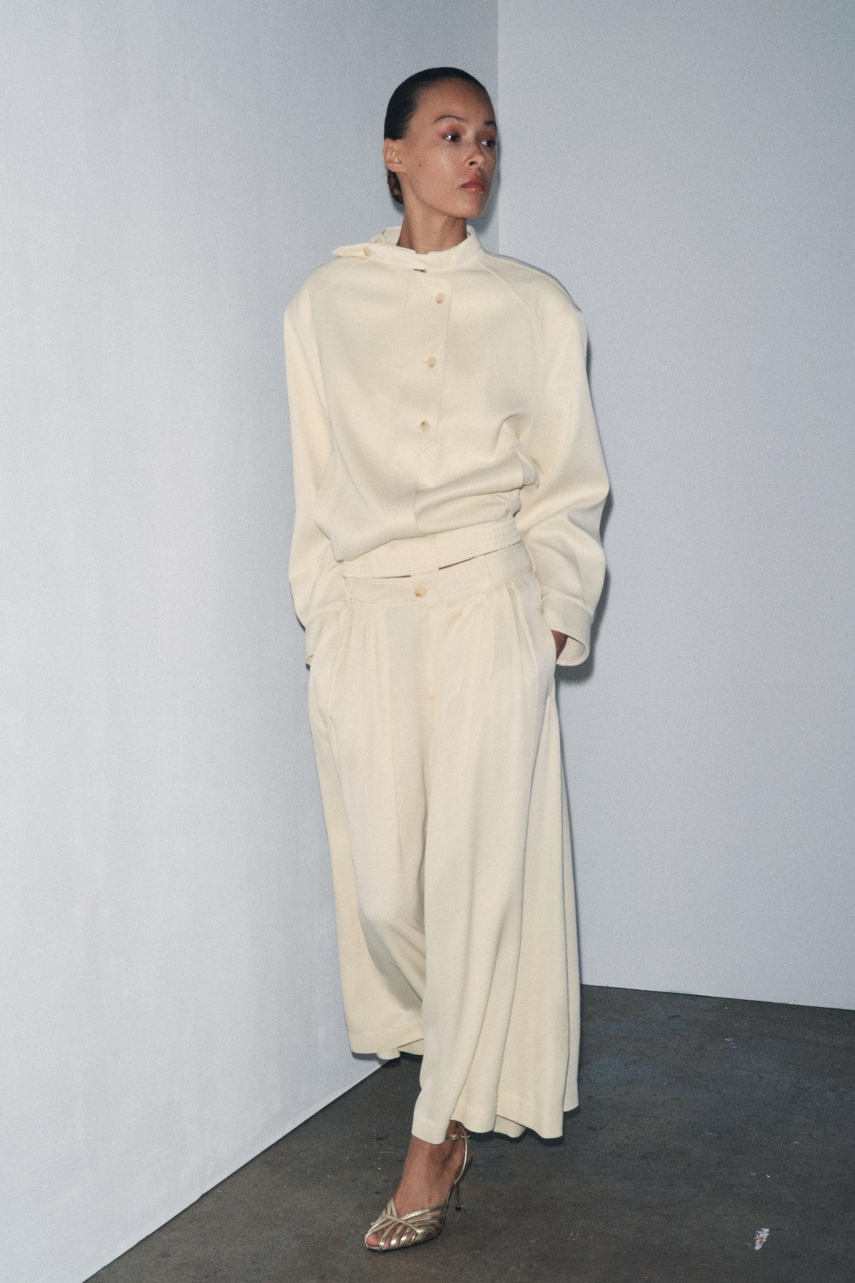 ZW COLLECTION BUTTONED JACKET - Image 1