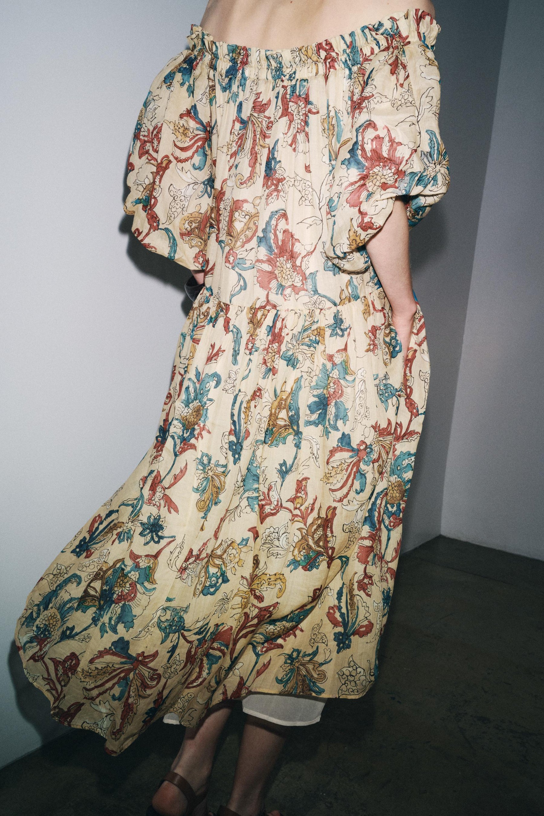 ZW COLLECTION PRINTED RAMIE DRESS - Image 6