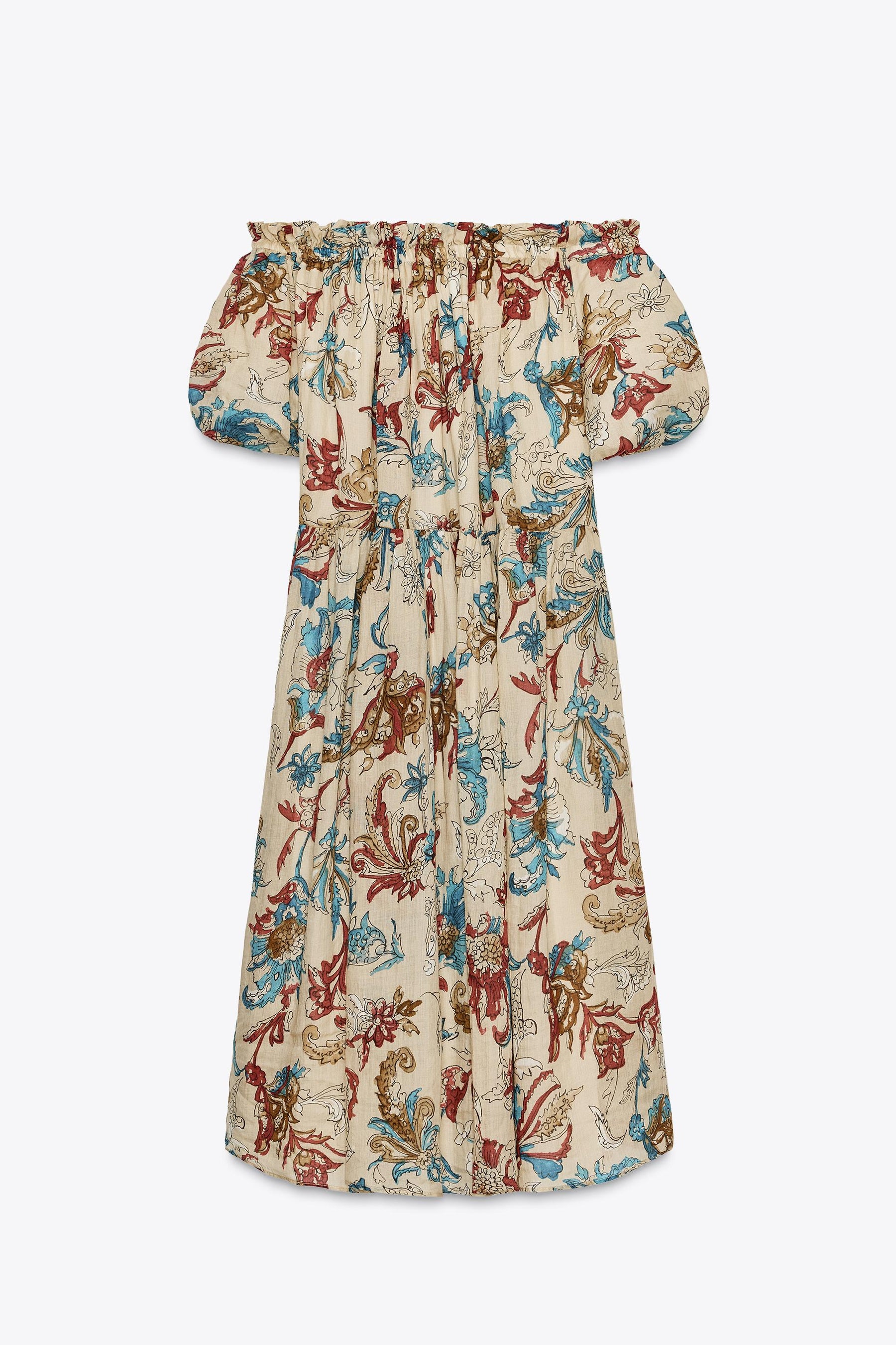 ZW COLLECTION PRINTED RAMIE DRESS - Image 9