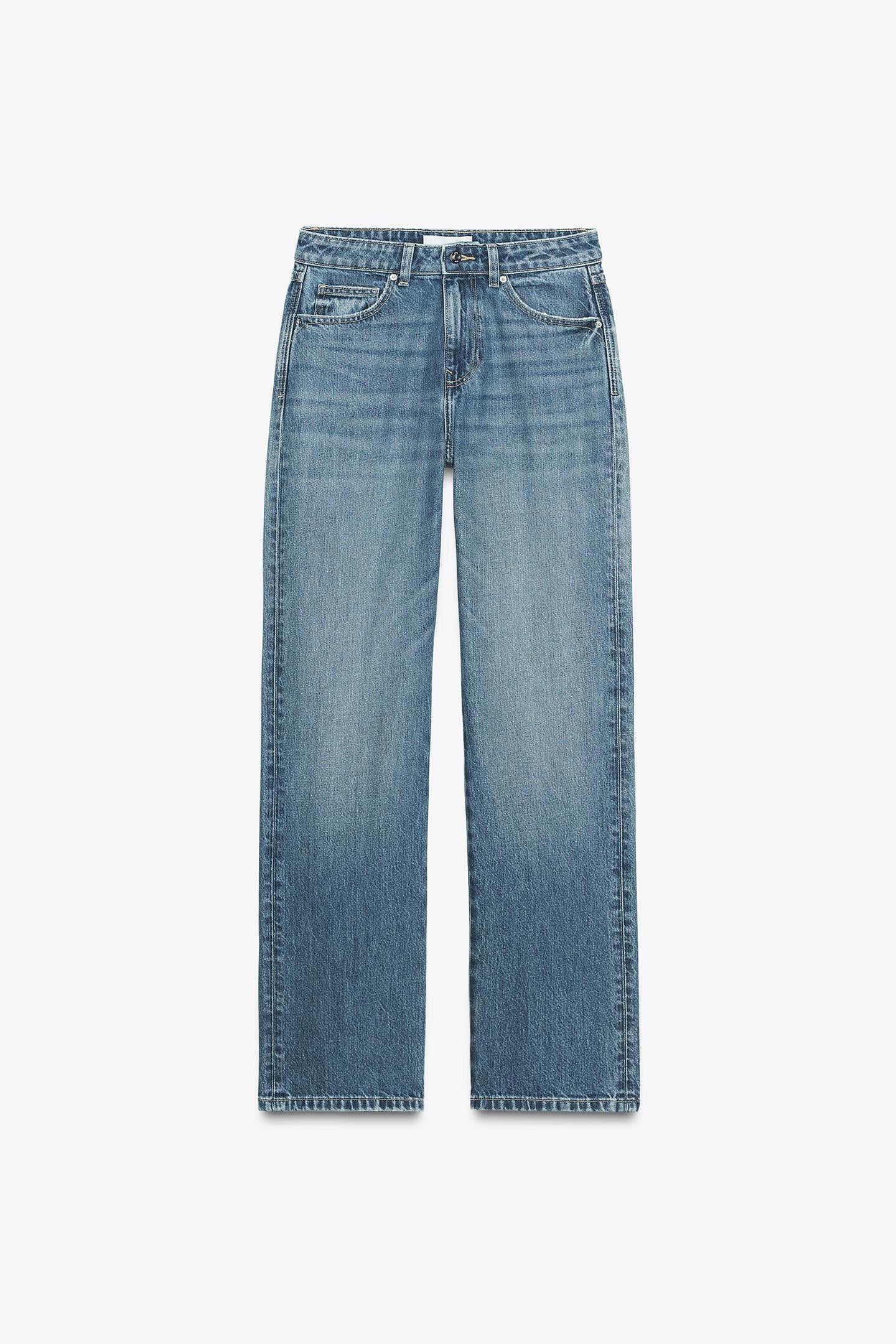 High-Rise Regular Jeans 