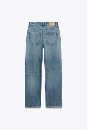 High-Rise Regular Jeans 