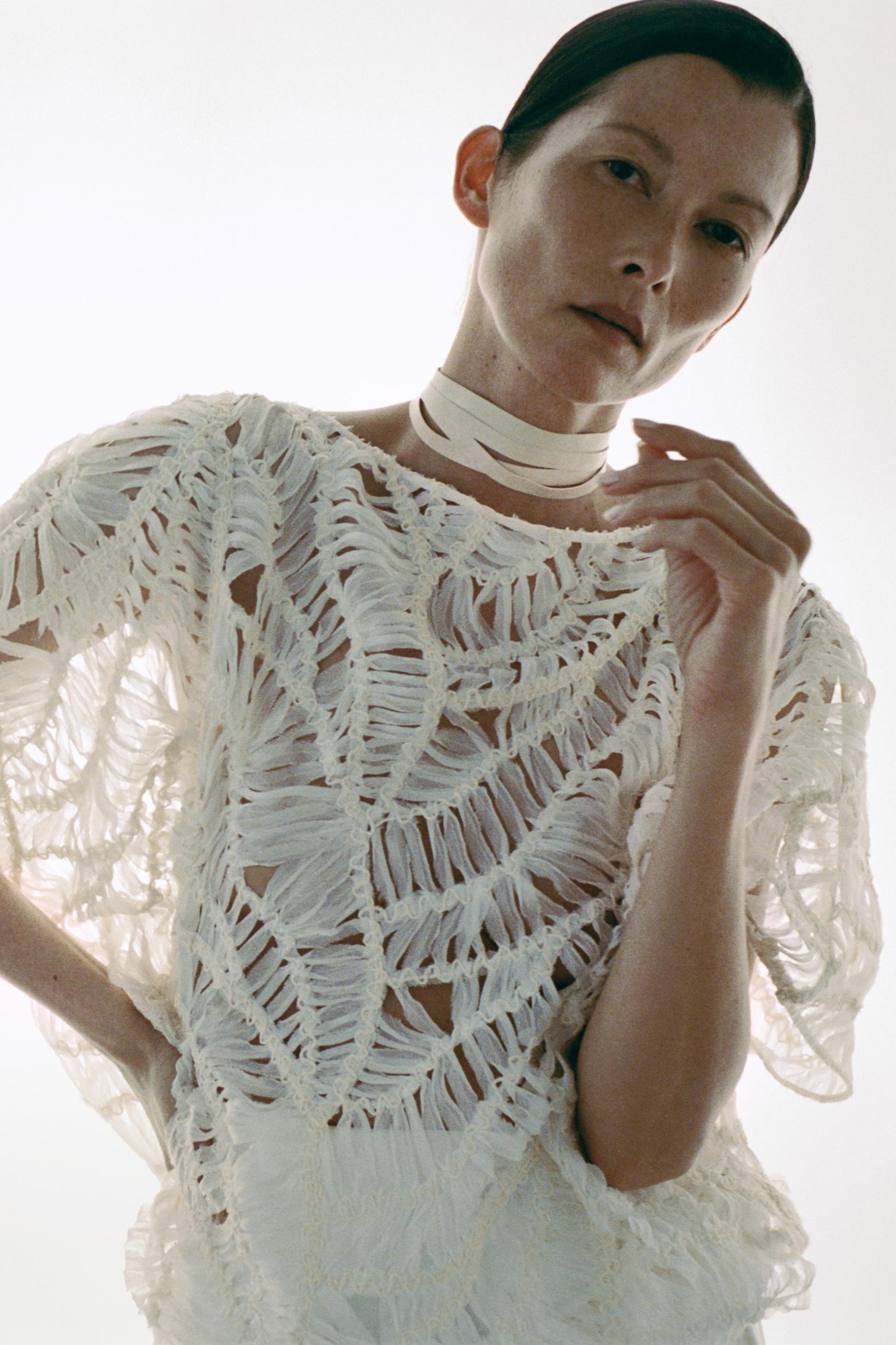 Modisches Oberteil mit Struktur