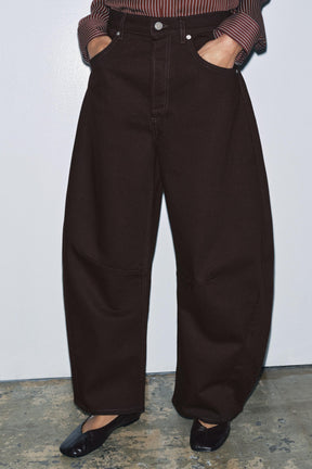 Ballonjeans mit mittelhohem Bund