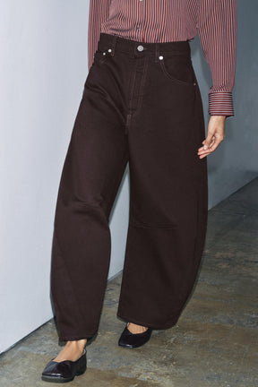 Ballonjeans mit mittelhohem Bund