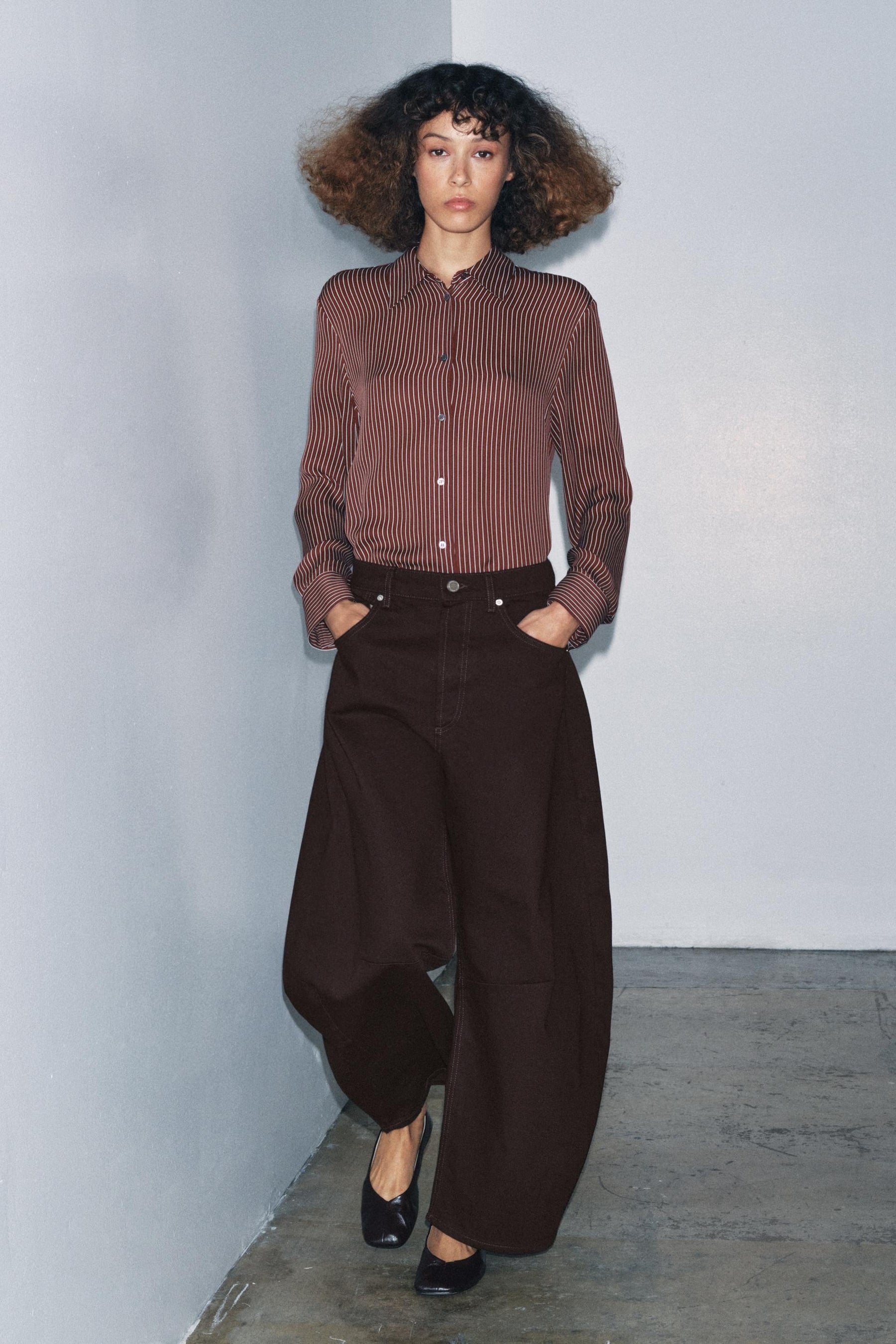 Ballonjeans mit mittelhohem Bund